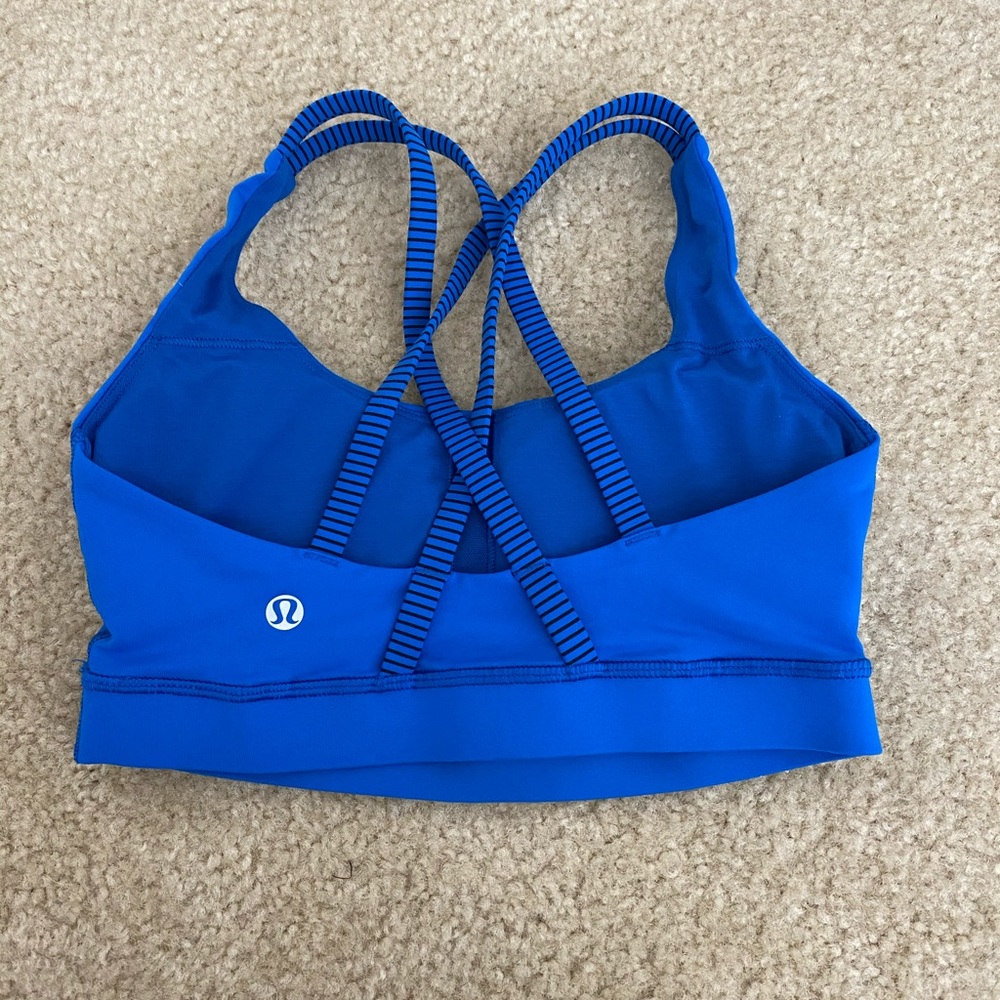 {LULULEMON} Energy Bra Baroque Blue 4 - Picture 4 of 6